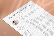 Resume Template with photo, a Resume Template by MAM Design (Thumbnail 4 of 10)