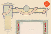 66 Vintage Frames and Borders, a Background Graphic by Century Library (Thumbnail 6 of 12)