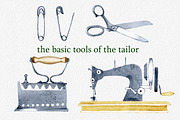 tailoring, a Decorative Illustration by OlyaSenko (Thumbnail 2 of 7)