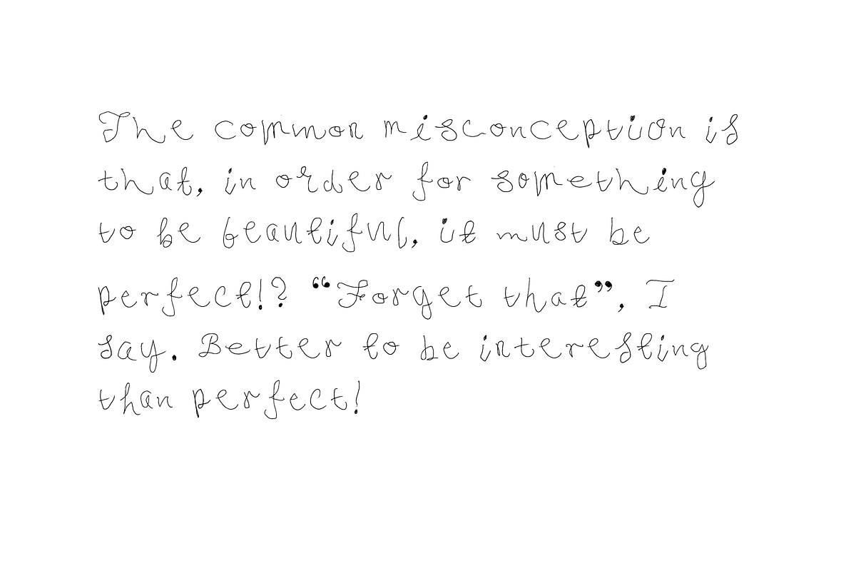 Broken Ballpoint | Handwriting Font, a Font by Off The Rack © (Photo 2 of 5)
