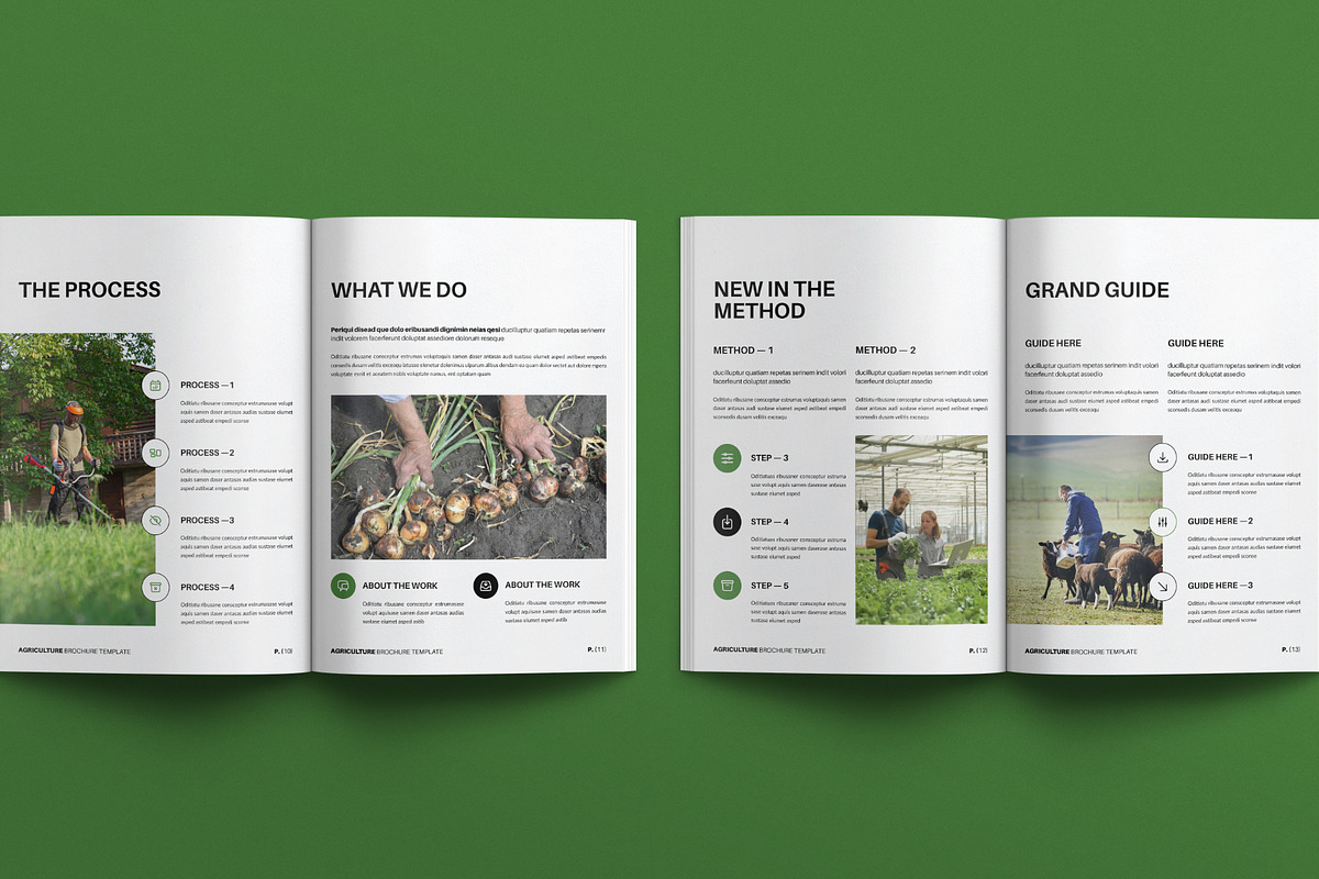Agriculture Brochure Template, a Brochure Template by E-Type (Photo 5 of 7)