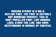 Morgan Aterny Font, a Sans Serif Font by QR Design Studio (Thumbnail 4 of 6)