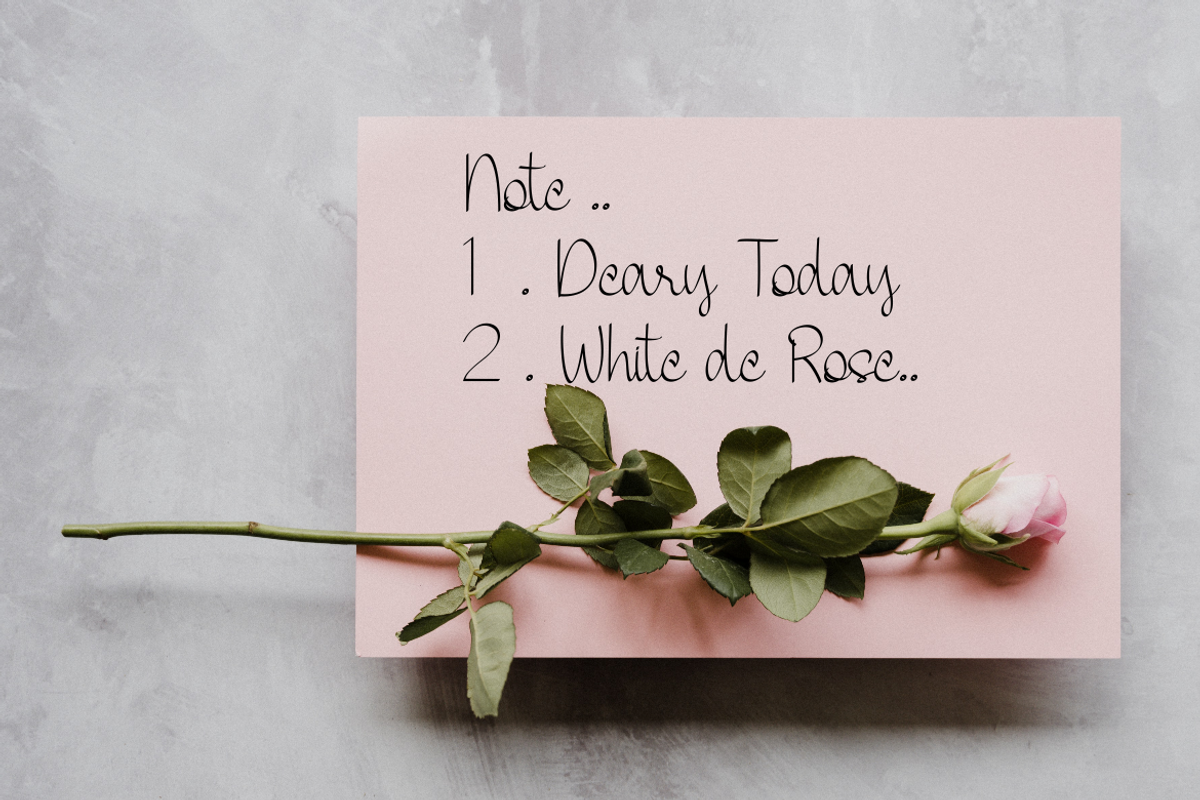 Dhisyella Font, a Script Font by ponuppo (Photo 2 of 5)