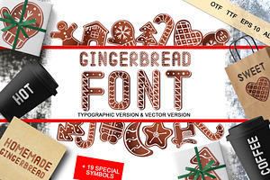 SALE! Gingerbread Font - Display