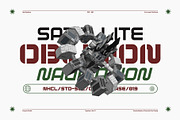 EMOTIQ - Futuristic Font Family, a Sans Serif Font by Enxyclo Studio (Thumbnail 4 of 10)