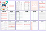 2026 All-in-One Life Organizer Canva, a Stationery Template by Mustafiz (Thumbnail 3 of 8)