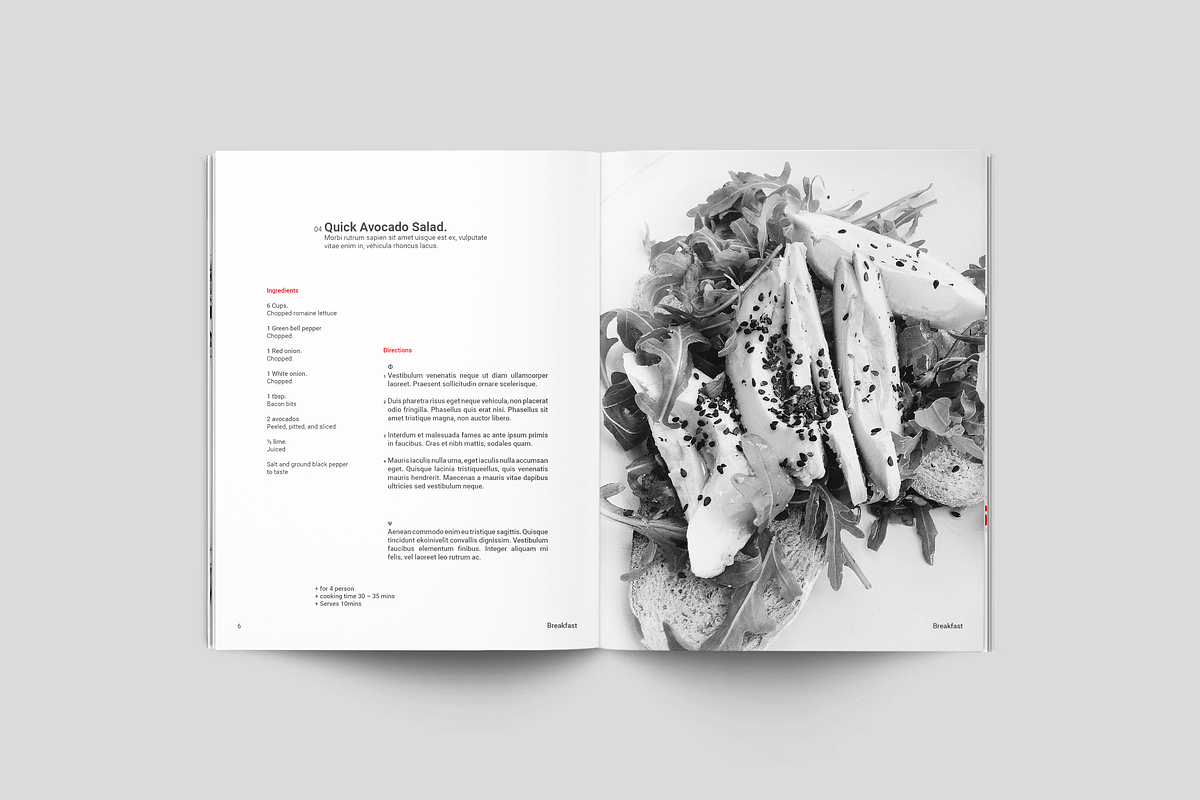 Natural Food Recipes, a Brochure Template by silukEight (Photo 7 of 14)