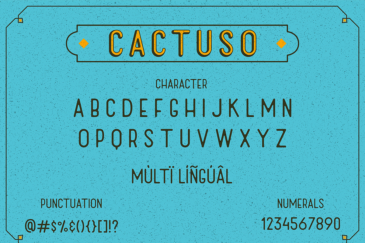 Sans Serif Font - Cactuso preview 2