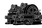 Bold industrial machine silhouette, an Illustration by Amazin_art (Thumbnail 11 of 31)