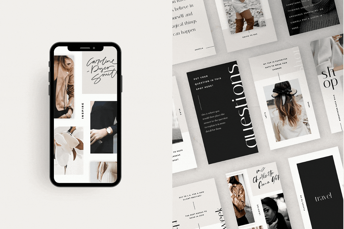 Willow Stylish Social Media Template, a Social Media Template by SAFFRON AVENUE (Photo 2 of 5)
