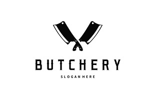 Sharp Blade Meat Cutting Brand Logo, a Branding & Logo Template by Maylianaw28