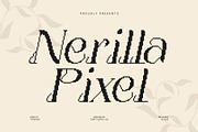 Nerilla Pixel, a Serif Font by Craft Supply Co. (Thumbnail 1 of 8)