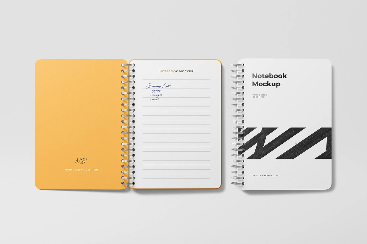 Spiral Notebook Mockup, a Product Mockup by zpackcreative (Photo 1 of 4)