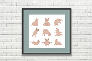 Pig yoga, an Animal Illustration by pet design shop (Thumbnail 2 of 5)