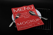 Menu Mockup - VOL 1, a Mockup by Simetrica Labs (Thumbnail 3 of 4)