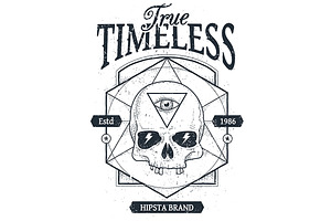 True Timeless 2 Vector Skull