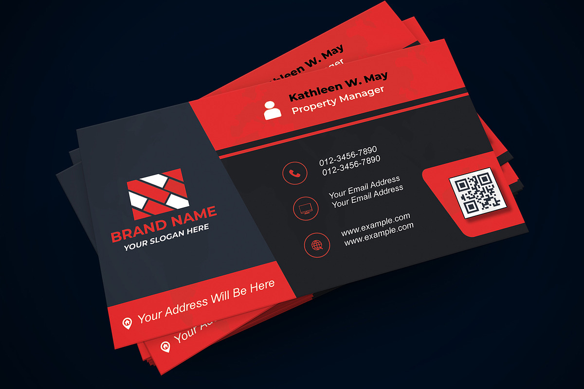 Modern Minimal Business Card, a Business Card Template by Mohammad Sarfaraz (Photo 2 of 7)