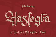 Hasfegia – Gothic Font, a Blackletter Font by Randi Irvan | Rvandtype (Thumbnail 1 of 11)
