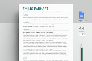 Google Docs Resume Template