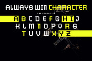 Always Win, a Sans Serif Font by Hello Muh (Thumbnail 3 of 5)
