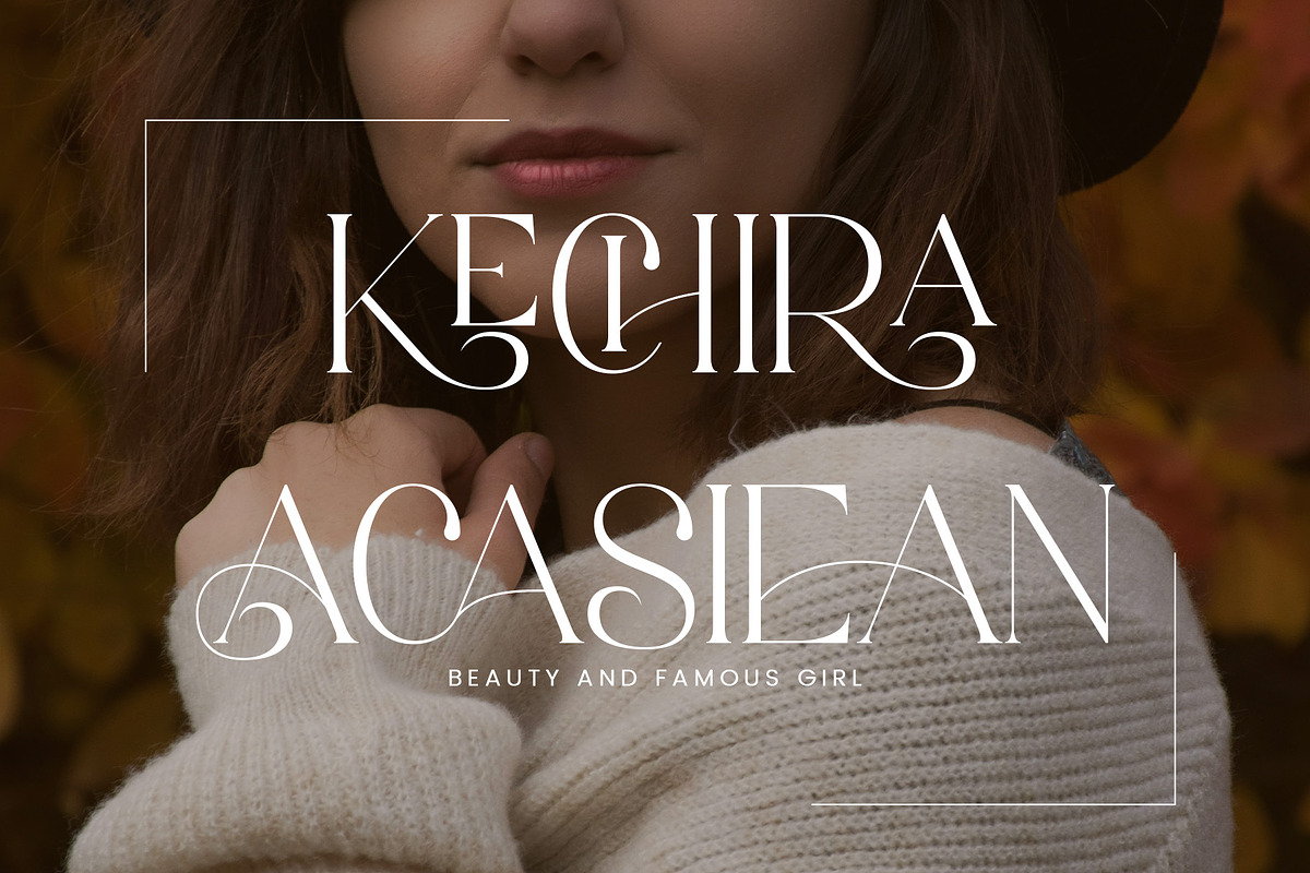 Aretha - Modern Serif Font, a Serif Font by Aqeel_Art (Photo 2 of 12)