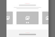 Banking and Finance Wireframe Layout, a Wireframe Template by MightyDesign (Thumbnail 3 of 9)
