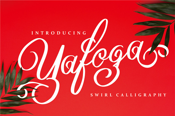 Yafoga - Swirl Calligraphy preview 7