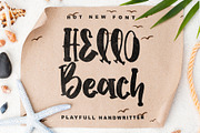 Hello Beach, a Script Font by Letterara (Thumbnail 1 of 6)