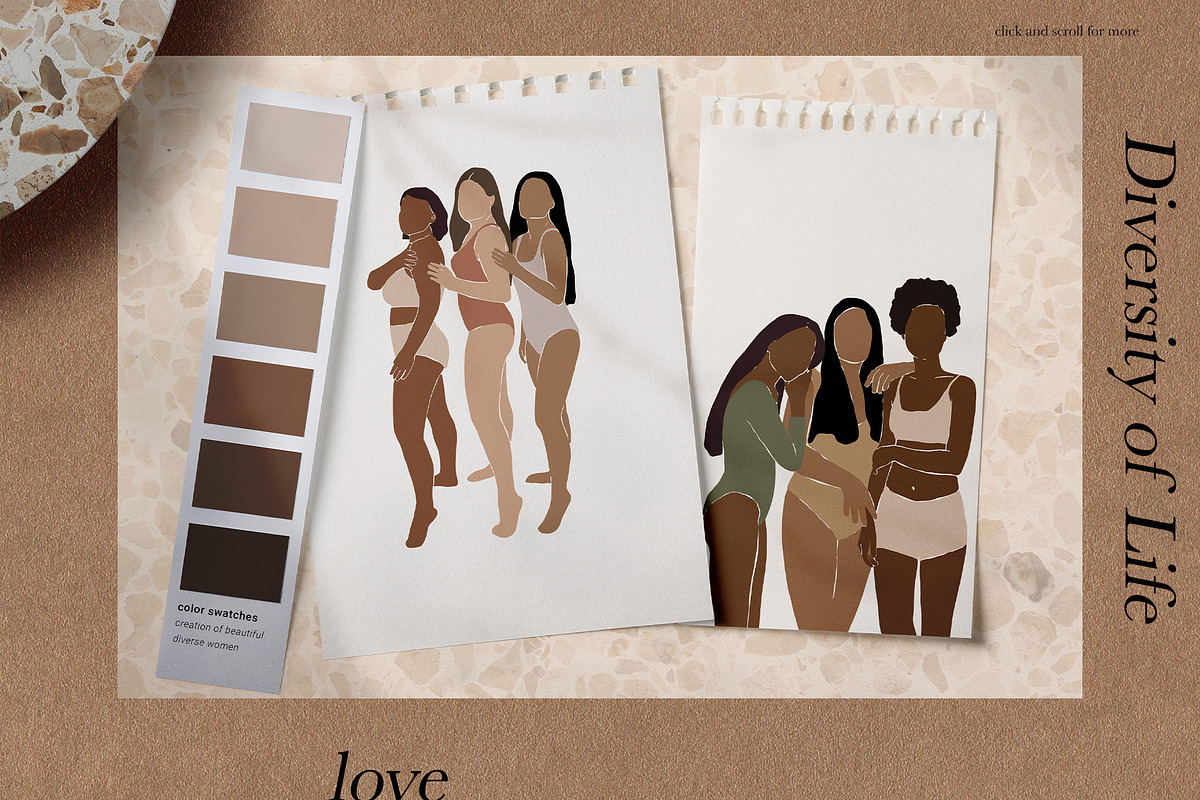 Diversity of Life - Women Empowered, a Person Illustration by Backyard Rose (Photo 2 of 14)