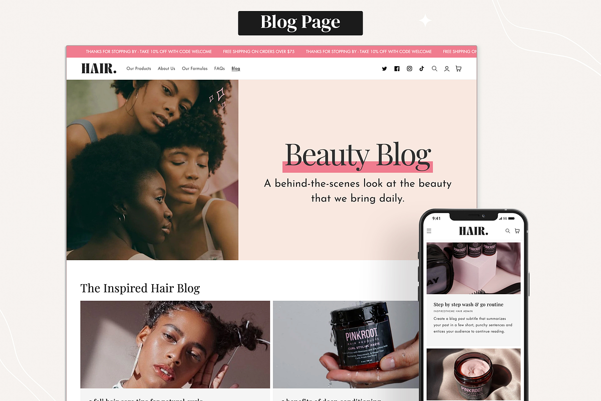 Hair - Beauty Haircare Shopify Theme, a Shopify Template by InspiredTheme (Photo 5 of 9)