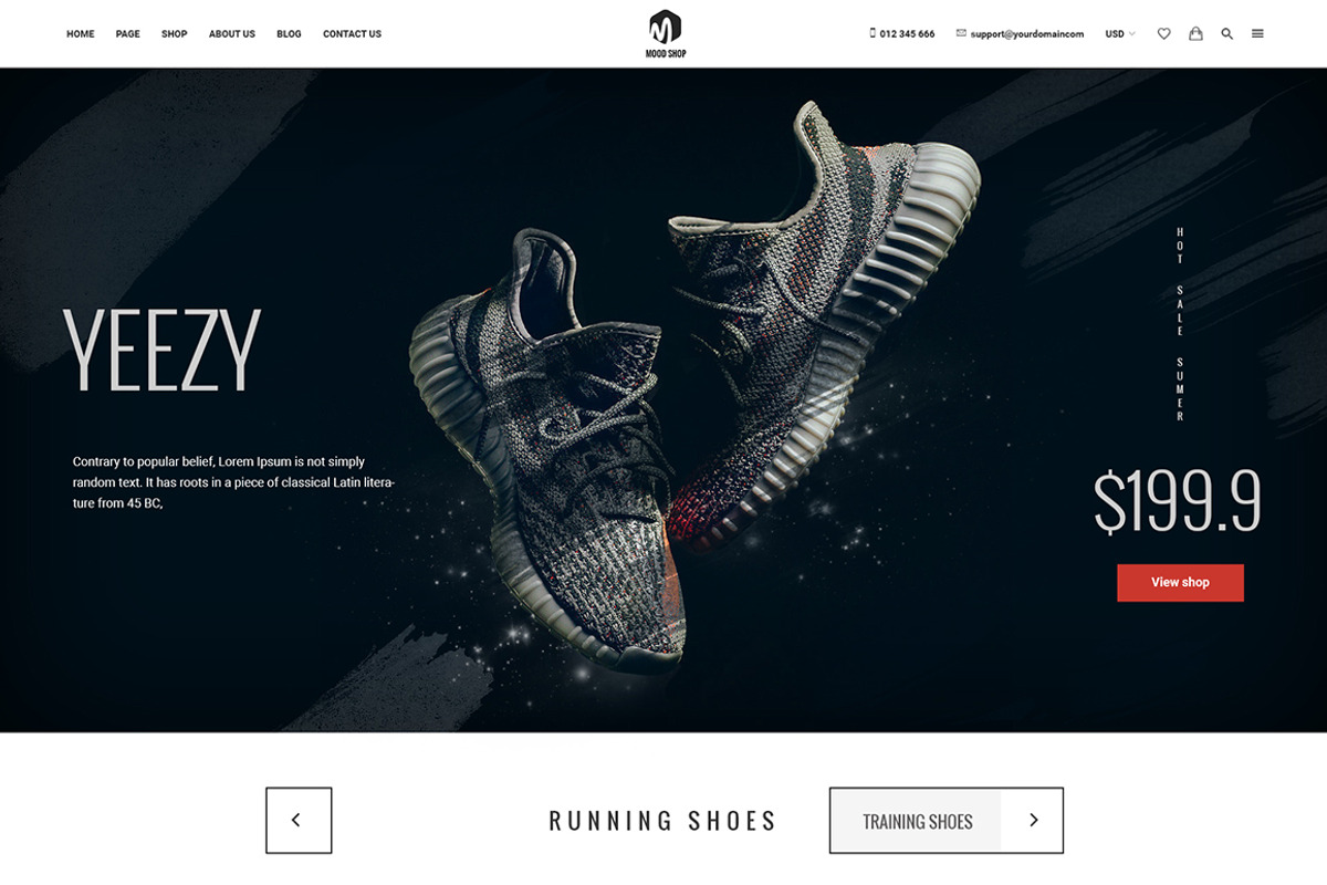 Moodshop - Modern eCommerce PSD, a Websites & App Template by Digipieces (Photo 3 of 12)