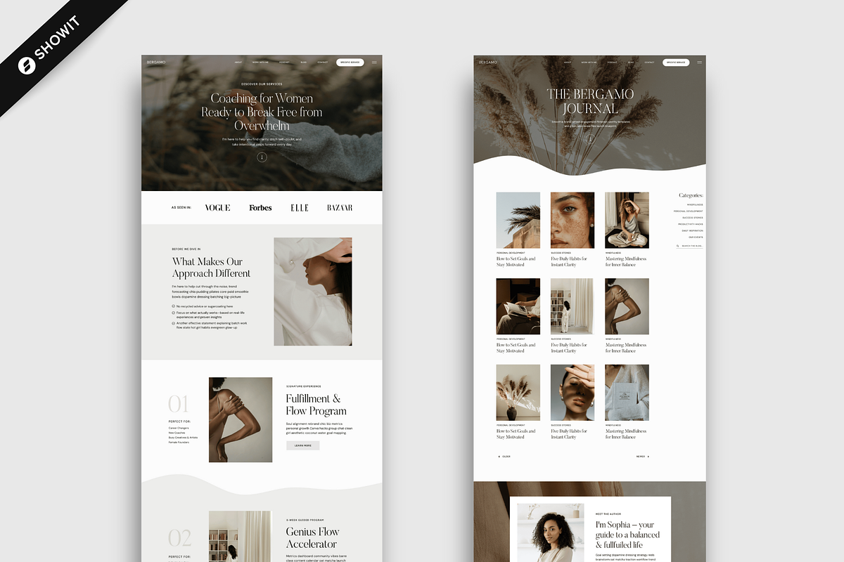 Showit Website Template | Bergamo, a Websites & App Template by Designorina (Photo 3 of 10)