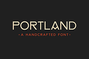 PORTLAND — Handcrafted Vintage Font, a Sans Serif Font by Millieangelo (Thumbnail 1 of 5)