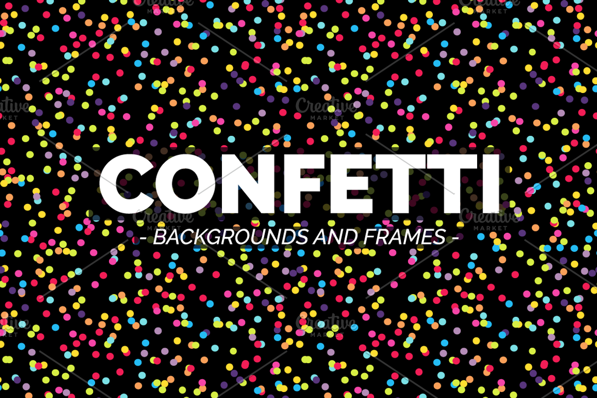 Confetti, a Pattern Graphic by chewkotski (Photo 1 of 6)