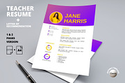 Teacher Resume Template |Canva, a Resume Template by MediaKitTemplates (Thumbnail 6 of 10)