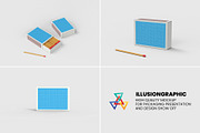Match Box Mockup - 11 views, a Packaging Mockup by Illusiongraphic (Thumbnail 19 of 19)