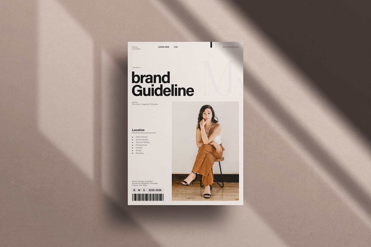 Brand Guideline Brochure Template, a Brochure Template by Work_Stock (Photo 1 of 6)