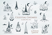 Magic Celestial Gnome Collection, an Illustration by KirillsWorkshop (Thumbnail 1 of 8)