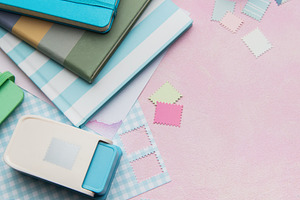 Crafting tools and notebooks for scrapbooking hobby, an Arts & Entertainment Photo by Olena Rudo