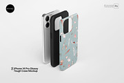 iPhone 14 Pro Glossy Case Mockup Set, an iPhone Mockup by Mocart (Thumbnail 3 of 11)