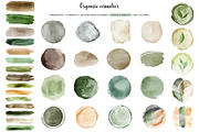 Watercolor organic cosmetic clipart, a Healthcare Illustration by Art and Funny (Thumbnail 7 of 14)