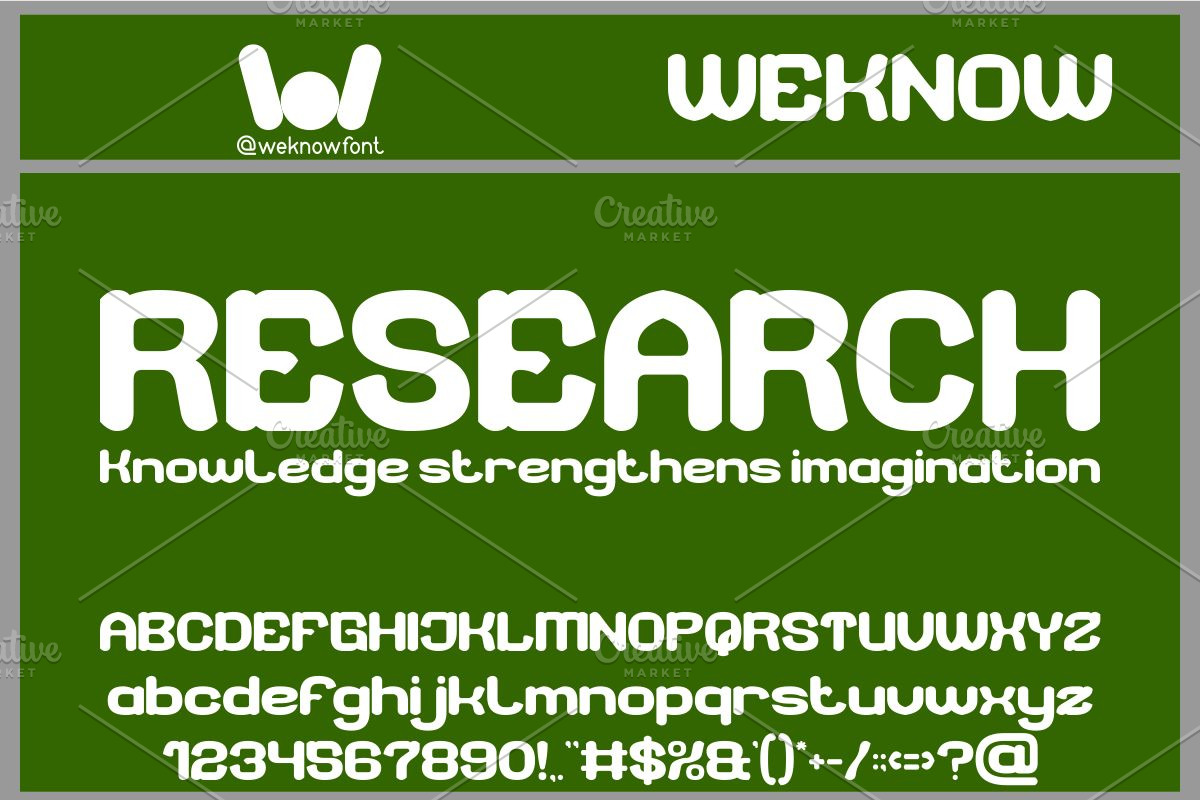 Connect Brains font, a Font by weknow (Photo 4 of 9)