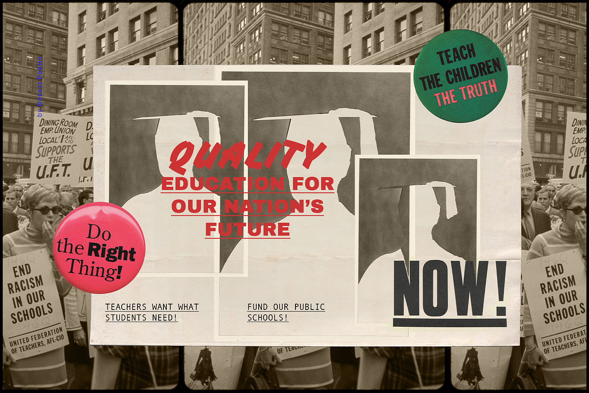 POWER TO THE PEOPLE Collage Pack, an Object Graphic by Desert Poetic (Photo 4 of 10)
