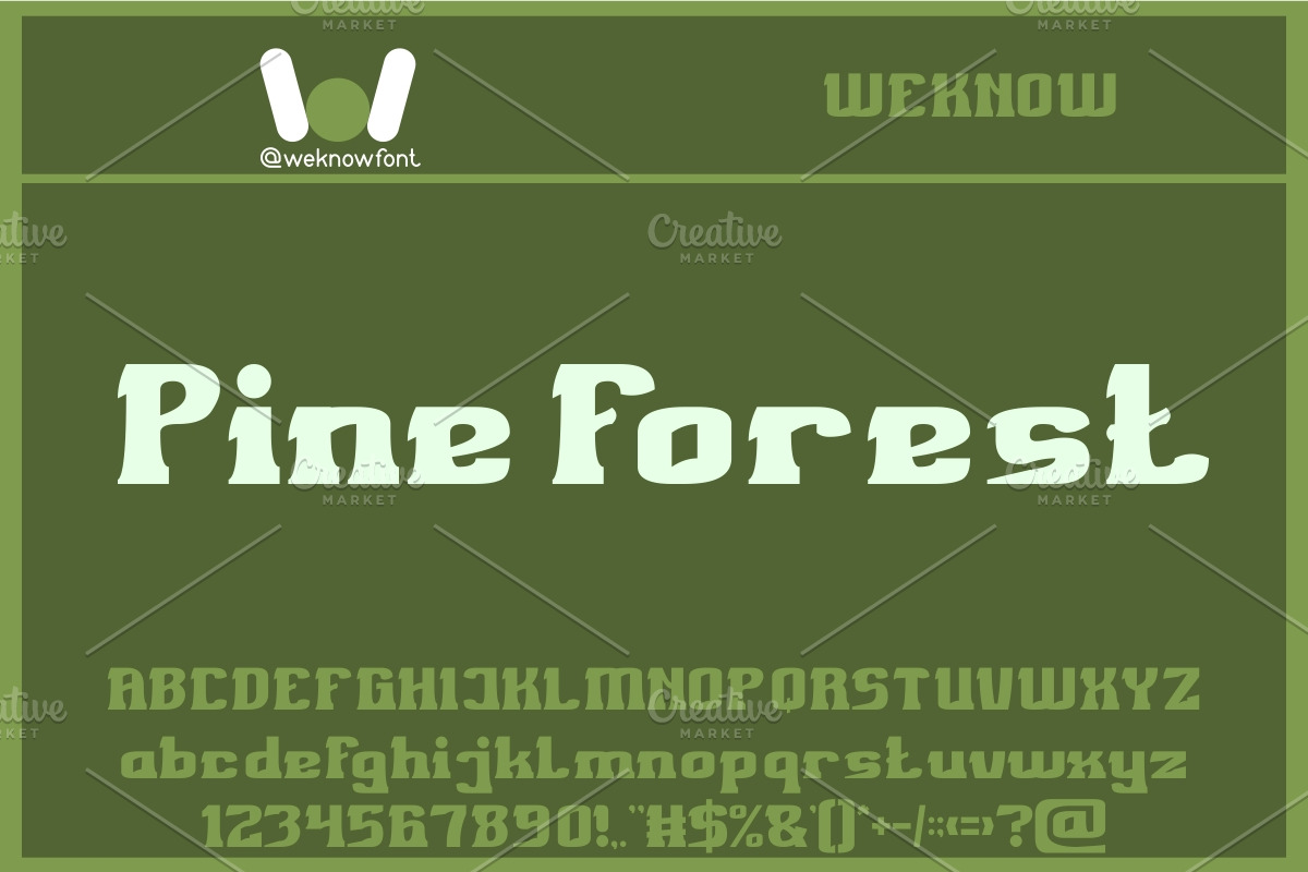 Iceberg font, a Font by weknow (Photo 4 of 5)