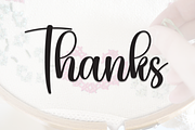Embroidery | Script Font, a Handwritten Font by Scratchones (Thumbnail 8 of 8)