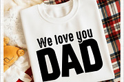 I love you dad T shirt, a Graphic by crative8112 (Thumbnail 2 of 3)