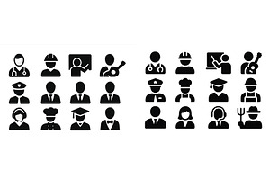 Diverse professions represented by, an Illustration by ZinetroN