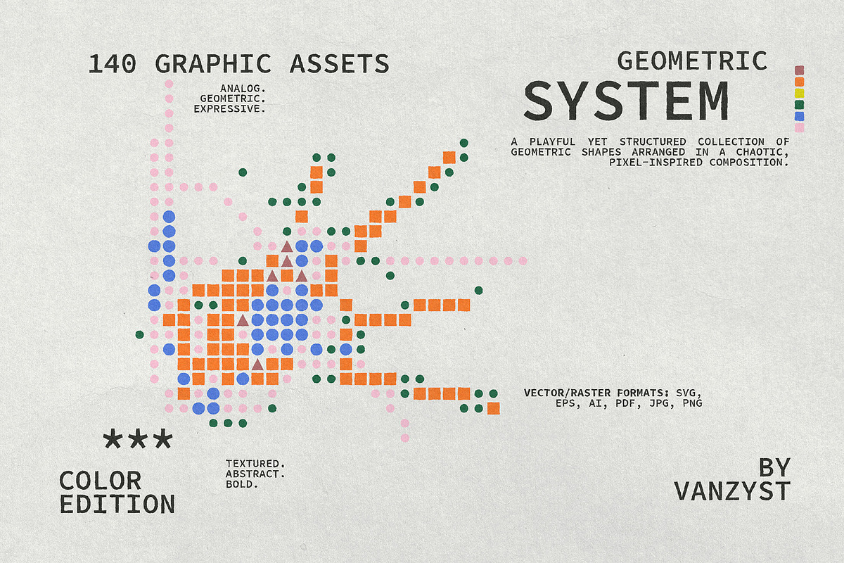 Geometric System Collection, a Background Graphic by Vanzyst (Photo 8 of 9)