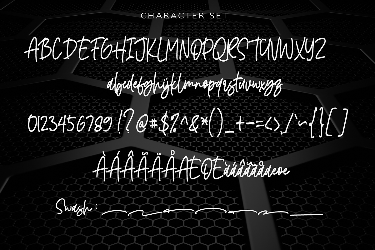 Twenty Night | Handwritten Font, a Handwritten Font by Ibrahima_Studio (Photo 7 of 8)