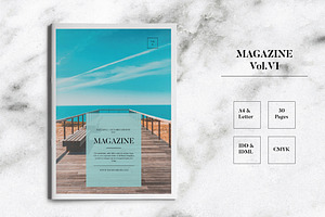 Magazine Template Indesign Vol.VI